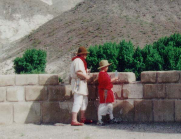 A couple of the troops lounge in the distinctive headgear of the Taauroviri Americanae, known in the local tongue as American Cowboys.  Centurio Marcus looked the other way as long as the practice of adopting articles of barbarian dress did not get out of hand.